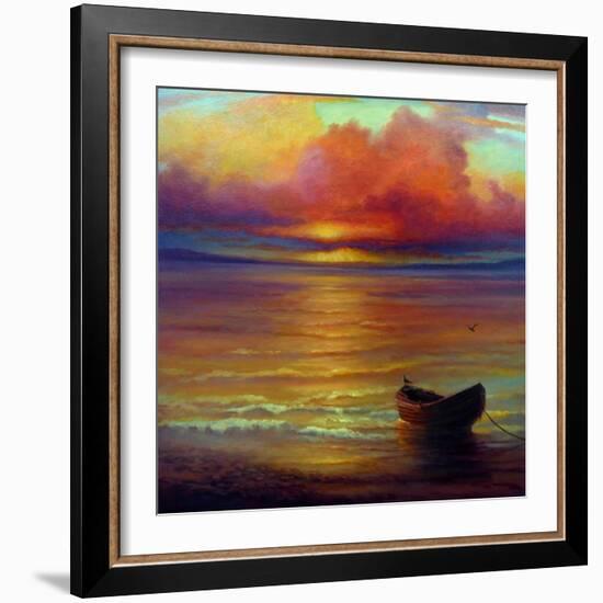 Pacific Gold, 2018-Lee Campbell-Framed Giclee Print
