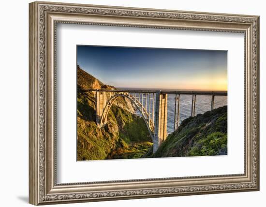 Pacific Highway Bridge-George Oze-Framed Photographic Print