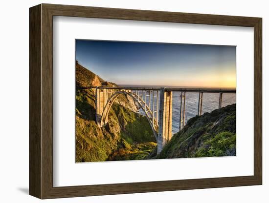 Pacific Highway Bridge-George Oze-Framed Photographic Print