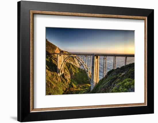 Pacific Highway Bridge-George Oze-Framed Photographic Print