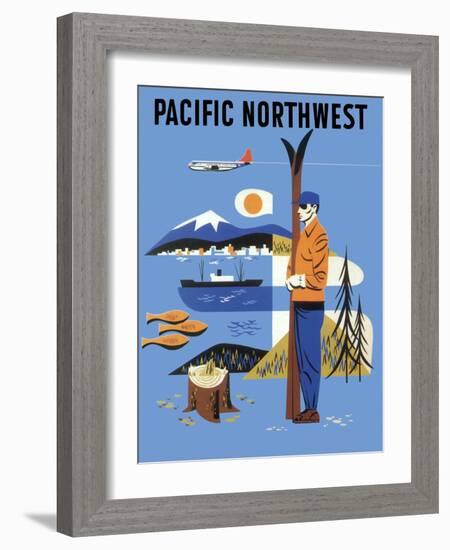 Pacific Northwest, c.1956-null-Framed Giclee Print