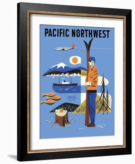 Pacific Northwest, c.1956-null-Framed Giclee Print