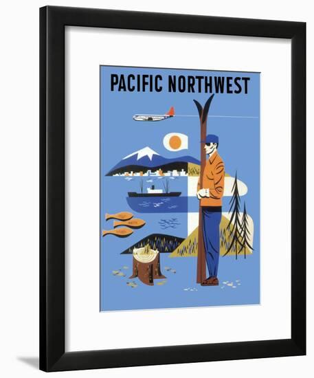 Pacific Northwest, c.1956-null-Framed Giclee Print