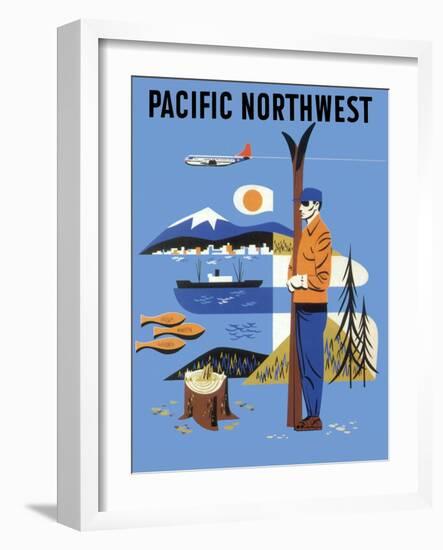 Pacific Northwest, c.1956-null-Framed Giclee Print