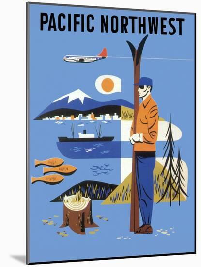 Pacific Northwest, c.1956-null-Mounted Giclee Print