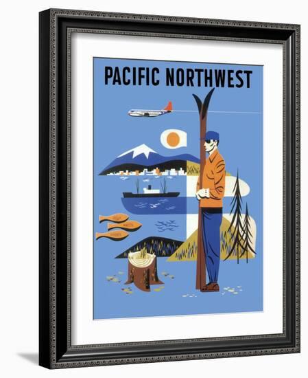 Pacific Northwest, c.1956-null-Framed Giclee Print