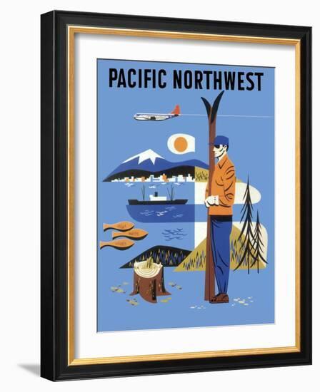 Pacific Northwest, c.1956-null-Framed Giclee Print