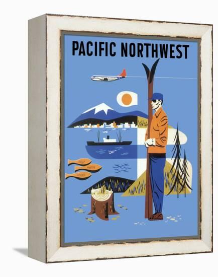 Pacific Northwest, c.1956-null-Framed Premier Image Canvas