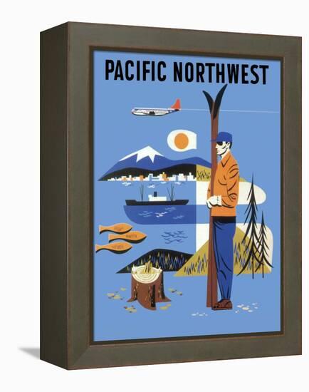 Pacific Northwest, c.1956-null-Framed Premier Image Canvas