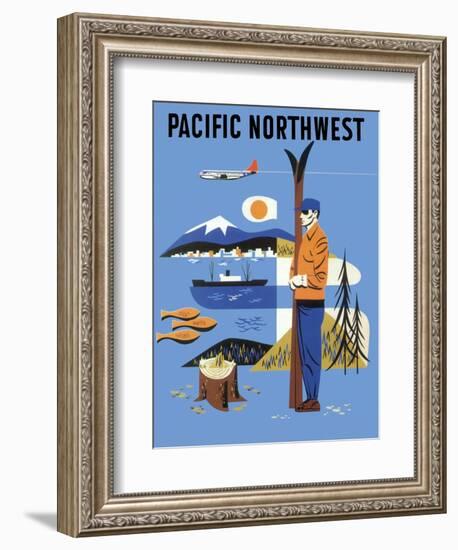 Pacific Northwest, c.1956-null-Framed Giclee Print