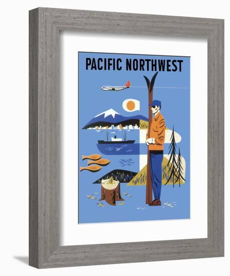 Pacific Northwest, c.1956-null-Framed Giclee Print