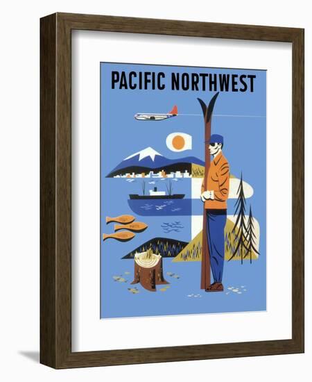 Pacific Northwest, c.1956-null-Framed Giclee Print