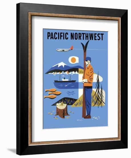 Pacific Northwest, c.1956-null-Framed Giclee Print