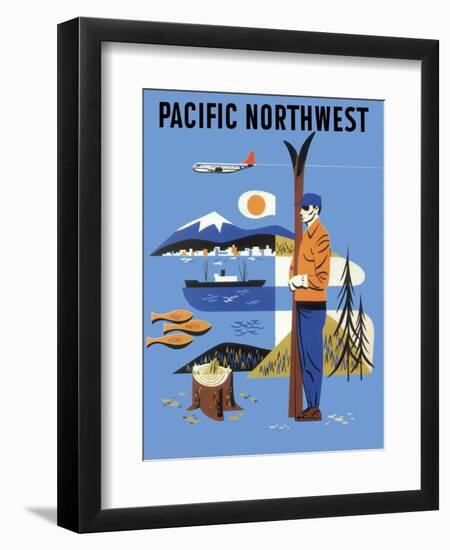 Pacific Northwest, c.1956-null-Framed Giclee Print