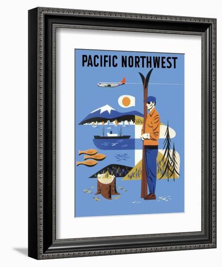 Pacific Northwest, c.1956-null-Framed Giclee Print