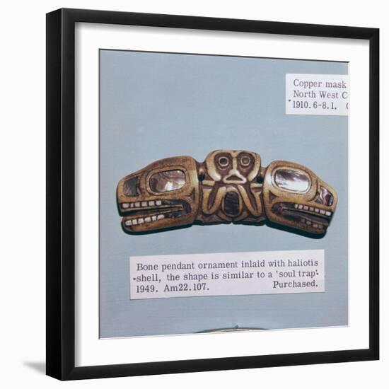 Pacific Northwest Coast Indian Haida Tribe, Soul Trap, used by a Shaman-Unknown-Framed Giclee Print