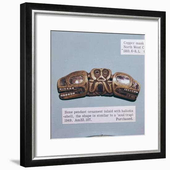 Pacific Northwest Coast Indian Haida Tribe, Soul Trap, used by a Shaman-Unknown-Framed Giclee Print