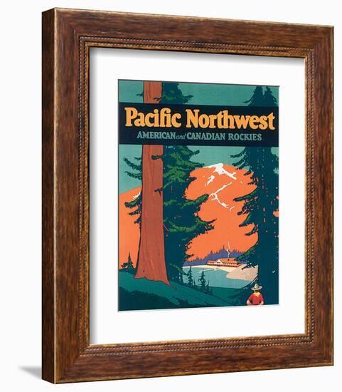 Pacific Northwest-null-Framed Art Print