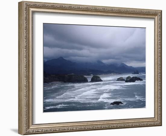 Pacific Ocean Along the Coast of Oregon-Eliot Elisofon-Framed Photographic Print