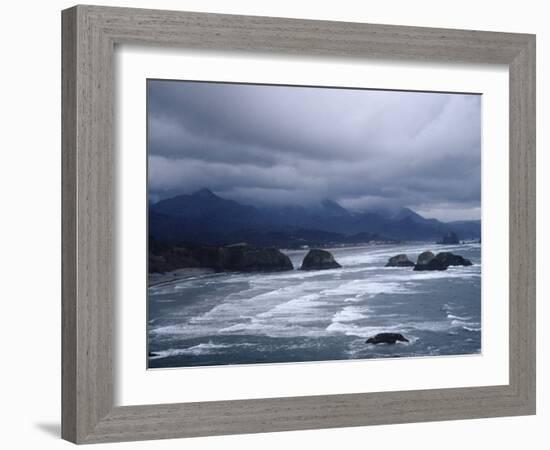 Pacific Ocean Along the Coast of Oregon-Eliot Elisofon-Framed Photographic Print