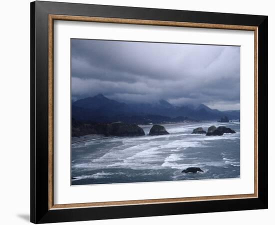 Pacific Ocean Along the Coast of Oregon-Eliot Elisofon-Framed Photographic Print