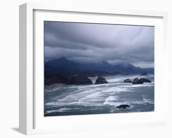 Pacific Ocean Along the Coast of Oregon-Eliot Elisofon-Framed Photographic Print