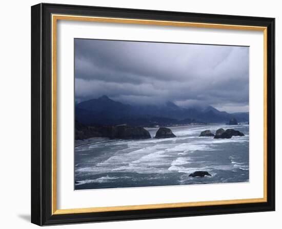 Pacific Ocean Along the Coast of Oregon-Eliot Elisofon-Framed Photographic Print