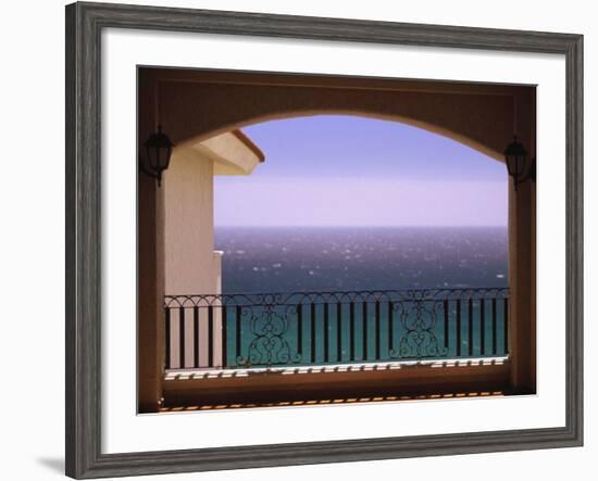 Pacific Ocean View, Cabo San Lucas, Baja, Mexico-Walter Bibikow-Framed Photographic Print