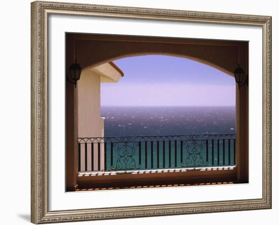 Pacific Ocean View, Cabo San Lucas, Baja, Mexico-Walter Bibikow-Framed Photographic Print