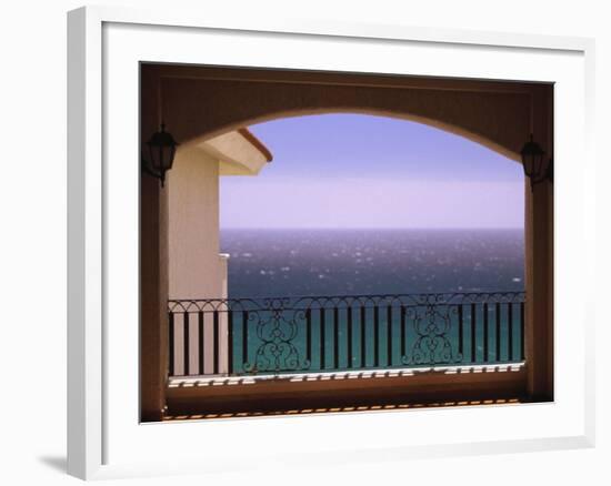 Pacific Ocean View, Cabo San Lucas, Baja, Mexico-Walter Bibikow-Framed Photographic Print