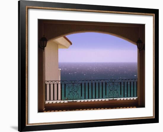 Pacific Ocean View, Cabo San Lucas, Baja, Mexico-Walter Bibikow-Framed Photographic Print