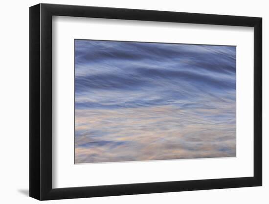 Pacific Ocean wave patterns after sunset, Pacific Beach, San Diego, California, USA-Stuart Westmorland-Framed Photographic Print