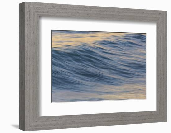 Pacific Ocean wave patterns after sunset, Pacific Beach, San Diego, California, USA-Stuart Westmorland-Framed Photographic Print