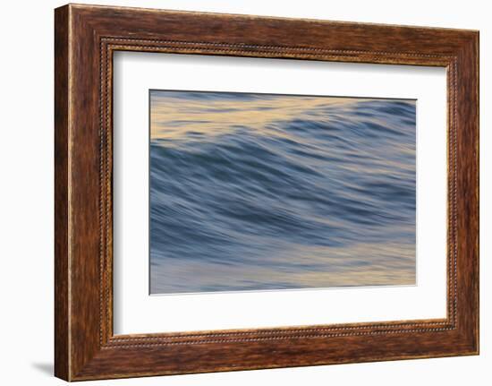 Pacific Ocean wave patterns after sunset, Pacific Beach, San Diego, California, USA-Stuart Westmorland-Framed Photographic Print