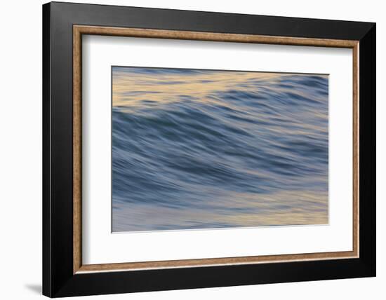 Pacific Ocean wave patterns after sunset, Pacific Beach, San Diego, California, USA-Stuart Westmorland-Framed Photographic Print