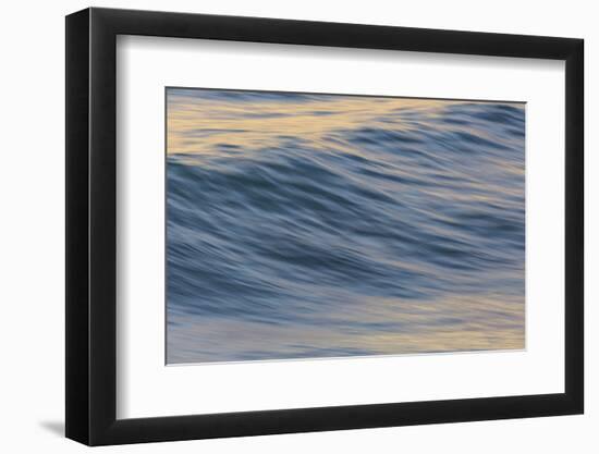 Pacific Ocean wave patterns after sunset, Pacific Beach, San Diego, California, USA-Stuart Westmorland-Framed Photographic Print