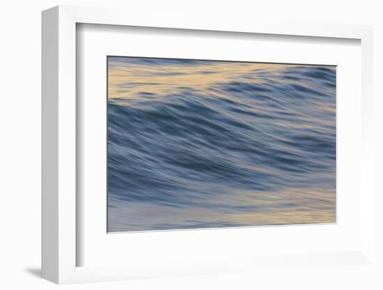 Pacific Ocean wave patterns after sunset, Pacific Beach, San Diego, California, USA-Stuart Westmorland-Framed Photographic Print