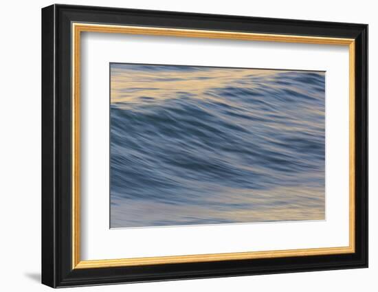 Pacific Ocean wave patterns after sunset, Pacific Beach, San Diego, California, USA-Stuart Westmorland-Framed Photographic Print