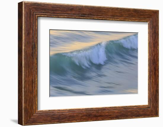 Pacific Ocean wave patterns after sunset, Pacific Beach, San Diego, California, USA-Stuart Westmorland-Framed Photographic Print