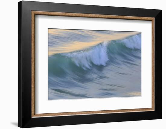 Pacific Ocean wave patterns after sunset, Pacific Beach, San Diego, California, USA-Stuart Westmorland-Framed Photographic Print