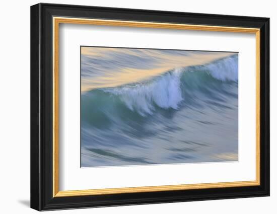 Pacific Ocean wave patterns after sunset, Pacific Beach, San Diego, California, USA-Stuart Westmorland-Framed Photographic Print