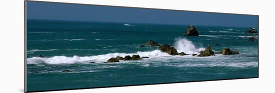 Pacific Ocean Waves and Sea Stacks Ca-null-Mounted Photographic Print