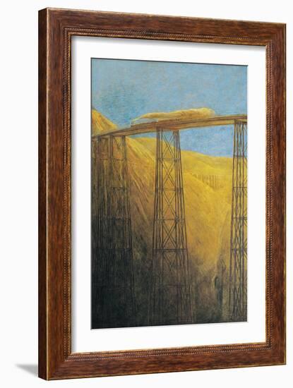 Pacific Railroad, 1914-Gaetano Previati-Framed Giclee Print