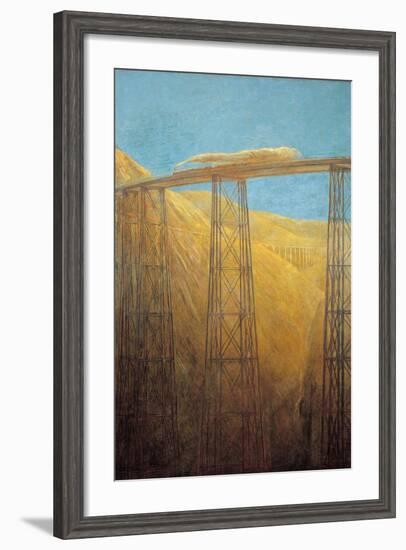 Pacific Railway-Gaetano Previati-Framed Art Print