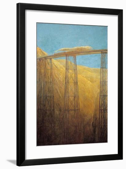 Pacific Railway-Gaetano Previati-Framed Art Print