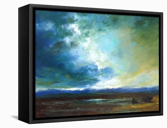 Pacific Skyscape-Sheila Finch-Framed Stretched Canvas