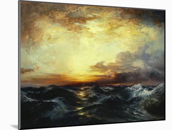 Pacific Sunset, 1907-Thomas Moran-Mounted Giclee Print