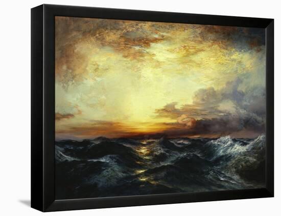 Pacific Sunset, 1907-Thomas Moran-Framed Premier Image Canvas