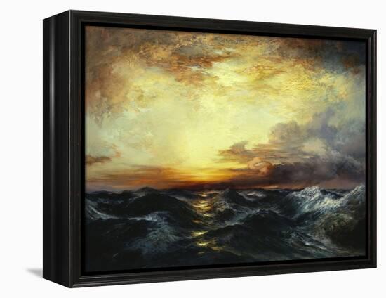 Pacific Sunset, 1907-Thomas Moran-Framed Premier Image Canvas