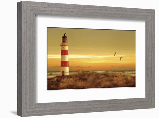 Pacific Sunset 5-Carlos Casamayor-Framed Art Print